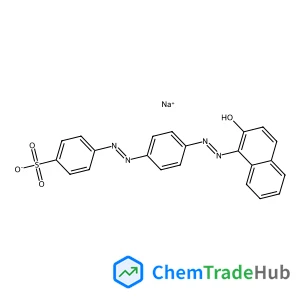 Sodium 4-[(E)-{4-[(E)-(2-hydroxy-1-naphthyl)diazenyl]phenyl}diazenyl]benzenesulfonate