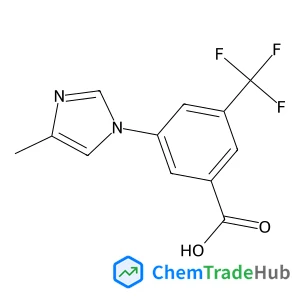 3-(4-Methyl-1H-imidazol-1-yl)-5-(trifluoromethyl)benzoic acid