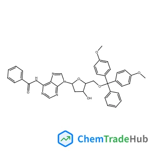 N-Benzoyl-5'-O-[bis(4-methoxyphenyl)(phenyl)methyl]-2'-deoxyadenosine