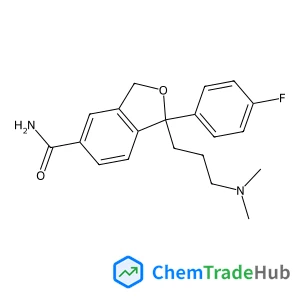 1-[3-(Dimethylamino)propyl]-1-(4-fluorophenyl)-1,3-dihydro-2-benzofuran-5-carboxamide
