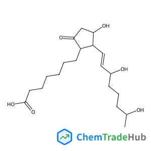 (11alpha,13E,15S,19R)-11,15,19-Trihydroxy-9-oxoprost-13-en-1-oic acid Chemical_Structure_Of