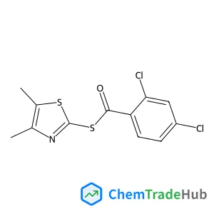 Benzenecarbothioic acid, 2,4-dichloro-, S-(4,5-dimethyl-2-thiazolyl) ester