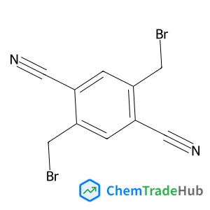 2,5-Bis(bromomethyl)terephthalonitrile structure