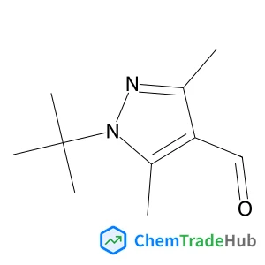 3,5-Dimethyl-1-(2-methyl-2-propanyl)-1H-pyrazole-4-carbaldehyde