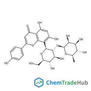 (1S)-1,5-Anhydro-2-O-(6-deoxy-beta-D-mannopyranosyl)-1-[5,7-dihydroxy-2-(4-hydroxyphenyl)-4-oxo-4H-chromen-8-yl]-D-glucitol