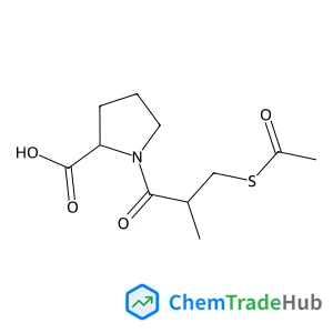 1-[(2S)-3-(Acetylthio)-2-methylpropionyl]-L-prolineHydrate