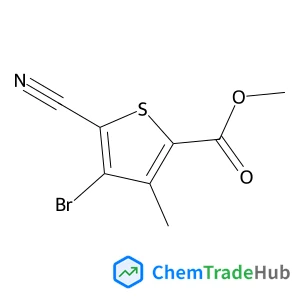 Methyl 4-bromo-5-cyano-3-methyl-2-thiophenecarboxylate