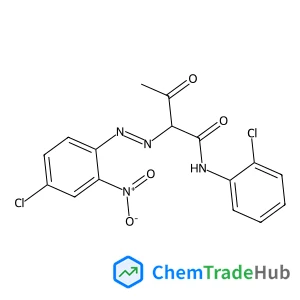 2-[(E)-(4-Chloro-2-nitrophenyl)diazenyl]-N-(2-chlorophenyl)-3-oxobutanamide