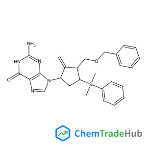 6-O-Benzyl-4-dehydroxy-4-diMethylphenylsilyl Entecavir