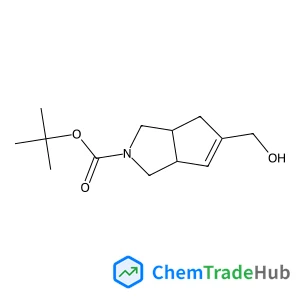 tert-butyl rel-(3aS,5r,6aR)-5-(hydroxymethyl)-3,3a,4,5,6,6a-hexahydro-1H-cyclopenta[c]pyrrole-2-carboxylate