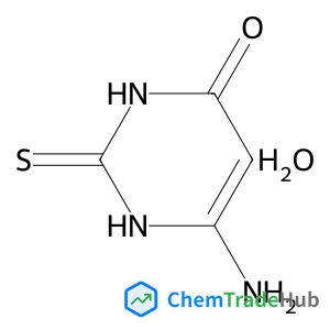 6-Amino-2-thioxo-2,3-dihydro-4(1H)-pyrimidinone hydrate (1:1) 6-Amino-2-thioxo-2,3-dihydro-4(1H)-pyrimidinone hydrate (1:1)
