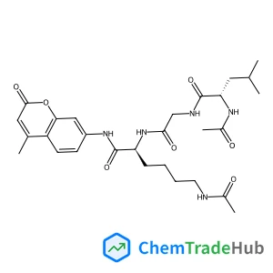 N-Acetyl-L-leucylglycyl-N~6~-acetyl-N-(4-methyl-2-oxo-2H-chromen-7-yl)-L-lysinamide