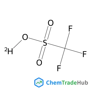 Trifluoromethane(~2~H)sulfonic acid structure Trifluoromethane(~2~H)sulfonic acid structure