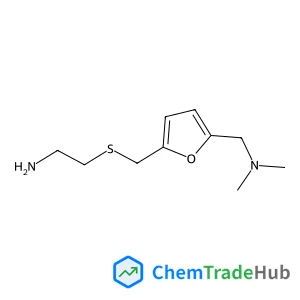 2-[([5-[(Dimethylamino)methyl]-2-furyl]methyl)thio]ethan-1-amine