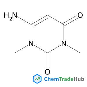 6-amino-1,3-dimethyl-1,2,3,4-tetrahydropyrimidine-2,4-dione structure 6-amino-1,3-dimethyl-1,2,3,4-tetrahydropyrimidine-2,4-dione structure