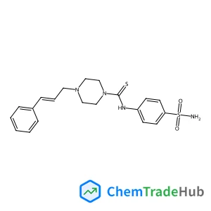 4-[(2E)-3-Phenyl-2-propen-1-yl]-N-(4-sulfamoylphenyl)-1-piperazinecarbothioamide