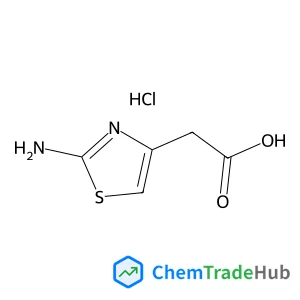 (2-Amino-1,3-thiazol-4-yl)acetic acid hydrochloride (1:1)