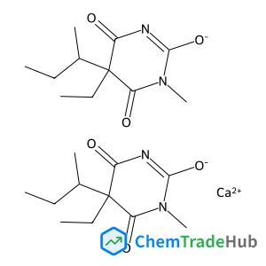 Calcium bis(5-sec-butyl-5-ethyl-1-methyl-4,6-dioxo-1,4,5,6-tetrahydro-2-pyrimidinolate)