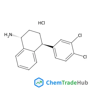 (1R,4S)-4-(3,4-Dichlorophenyl)-1,2,3,4-tetrahydro-1-naphthalenamine hydrochloride (1:1)