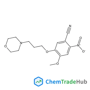 4-Methoxy-5-[3-(4-morpholinyl)propoxy]-2-nitrobenzonitrile