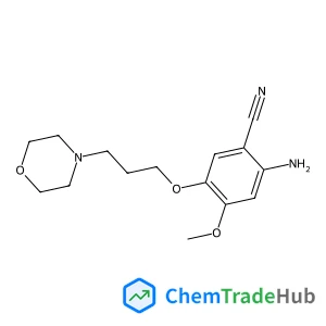 2-Amino-4-methoxy-5-[3-(4-morpholinyl)propoxy]benzonitrile