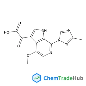 [4-Methoxy-7-(3-methyl-1H-1,2,4-triazol-1-yl)-1H-pyrrolo[2,3-c]pyridin-3-yl](oxo)acetic acid