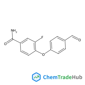 3-Fluoro-4-(4-formylphenoxy)benzamide