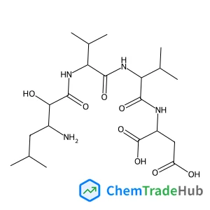 N-[(2S,3R)-3-Amino-2-hydroxy-5-methylhexanoyl]-L-valyl-L-valyl-L-aspartic acid
