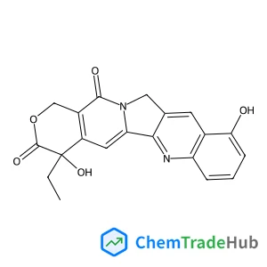 1H-Pyrano[3',4':6,7]indolizino[1,2-b]quinoline-3,14(4H,12H)-dione,4-ethyl-4,10-dihydroxy-, (4S)-