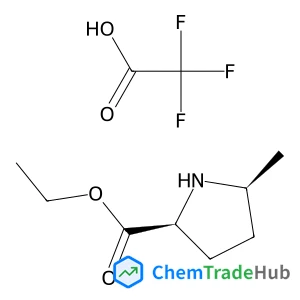 Ethyl (5S)-5-methyl-L-prolinate trifluoroacetate (1:1)