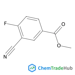 Methyl 3-cyano-4-fluorobenzoate Chemical_Structure_Of