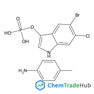 5-Bromo-6-chloro-1H-indol-3-yl dihydrogen phosphate - 4-methylaniline (1:1)
