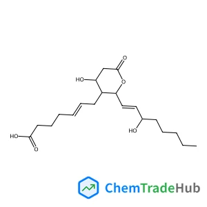 7-{(2R,3S,4S)-4-Hydroxy-2-[(3S)-3-hydroxy-1-octen-1-yl]-6-oxotetrahydro-2H-pyran-3-yl}-5-heptenoic acid