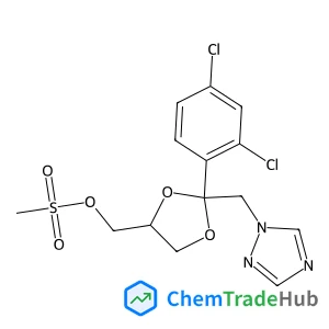 [(2R,4R)-2-(2,4-Dichlorophenyl)-2-(1H-1,2,4-triazol-1-ylmethyl)-1,3-dioxolan-4-yl]methyl methanesulfonate