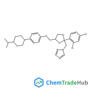 1-(4-{[(2R,4S)-2-(2,4-Dichlorophenyl)-2-(1H-1,2,4-triazol-1-ylmethyl)-1,3-dioxolan-4-yl]methoxy}phenyl)-4-isopropylpiperazine