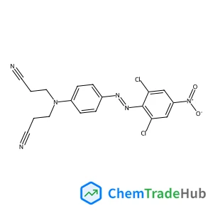 3,3'-({4-[(E)-(2,6-Dichloro-4-nitrophenyl)diazenyl]phenyl}imino)dipropanenitrile