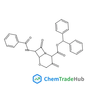Diphenylmethyl (2R,6R,7R)-7-(benzoylamino)-3-methylene-8-oxo-5-oxa-1-azabicyclo[4.2.0]octane-2-carboxylate