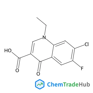 7-Chloro-1-ethyl-6-fluoro-4-oxo-1,4-dihydro-3-quinolinecarboxylic acid