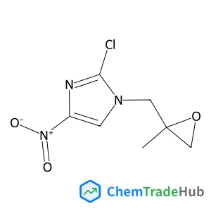 1H-Imidazole, 2-chloro-1-[[(2R)-2-methyloxiranyl]methyl]-4-nitro-