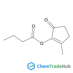 2-Methyl-5-oxo-1-cyclopenten-1-yl butyrate