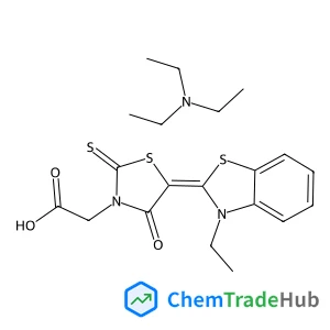 TRIETHYLAMMONNIUM 5-(3-ETHYLBENZOTHIAZOL-2(3H)-YLIDENE)-4-OXO-2-THIOXOTHIAZOLIDINE-3-ACETATE