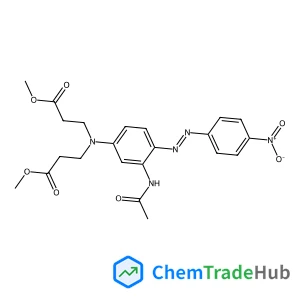 Dimethyl 3,3'-({3-acetamido-4-[(E)-(4-nitrophenyl)diazenyl]phenyl}imino)dipropanoate