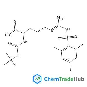 N~5~-[N-(Mesitylsulfonyl)carbamimidoyl]-N~2~-{[(2-methyl-2-propanyl)oxy]carbonyl}-L-ornithine