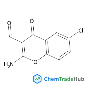 2-Amino-6-chloro-4-oxo-4H-chromene-3-carbaldehyde