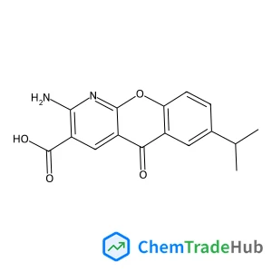 2-Amino-7-isopropyl-5-oxo-5H-chromeno-[2,3-b]pyridine-3-carboxylic acid