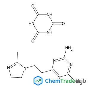 1,3,5-Triazinane-2,4,6-trione - 6-[2-(2-methyl-1H-imidazol-1-yl)ethyl]-1,3,5-triazine-2,4-diamine (1:1)