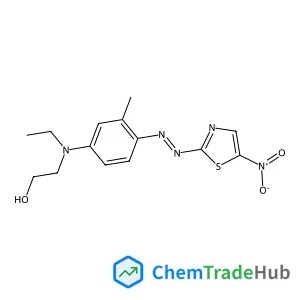 2-(Ethyl{3-methyl-4-[(E)-(5-nitro-1,3-thiazol-2-yl)diazenyl]phenyl}amino)ethanol