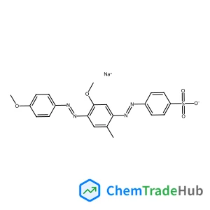 Sodium 4-[(E)-{5-methoxy-4-[(E)-(4-methoxyphenyl)diazenyl]-2-methylphenyl}diazenyl]benzenesulfonate