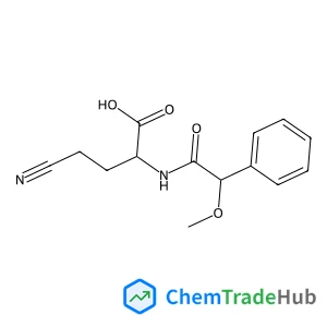 N-[Methoxy(phenyl)acetyl]-5-nitrilonorvaline