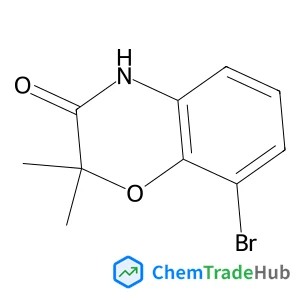 8-bromo-2,2-dimethyl-3,4-dihydro-2H-1,4-benzoxazin-3-one 8-bromo-2,2-dimethyl-3,4-dihydro-2H-1,4-benzoxazin-3-one